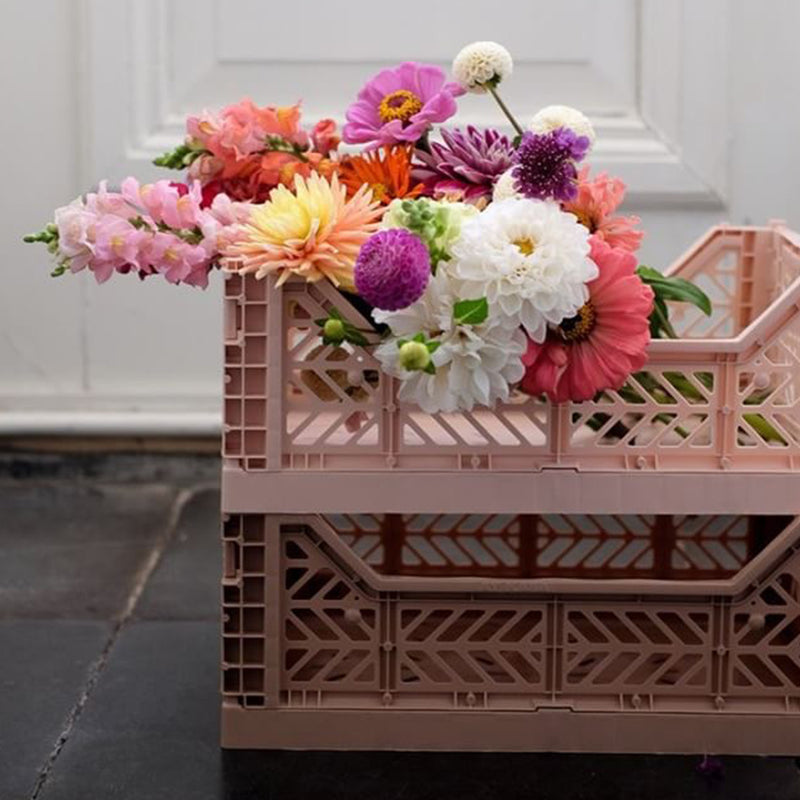 Ay-Kasa trendige Faltkisten Folding Crate Warm Taupe Mini Yay Kids