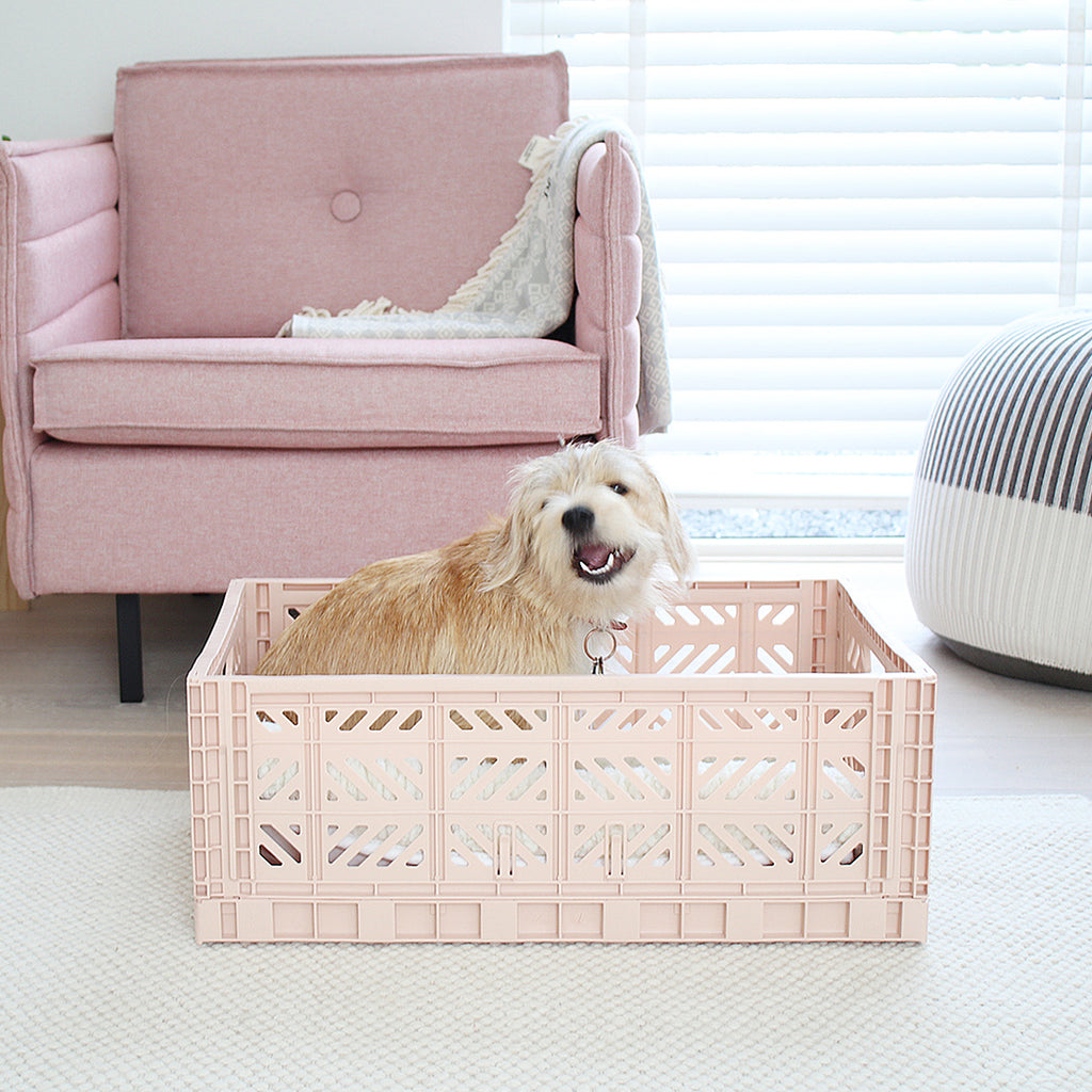 Foldable Storage Box Maxi Warm Taupe