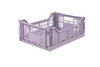 Ay-Kasa Aufbewahrungsboxen Folding Crate Midi Lila Yay Kids