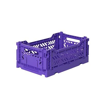 Mini Violet Folding Crate