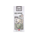 Bibs Supreme Schnuller 2er Pack Ivory Sage Grösse 2 bei Yay Kids