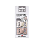 Bibs Supreme Schnuller 2er Pack Blush Ivory Grösse 2 bei Yay Kids