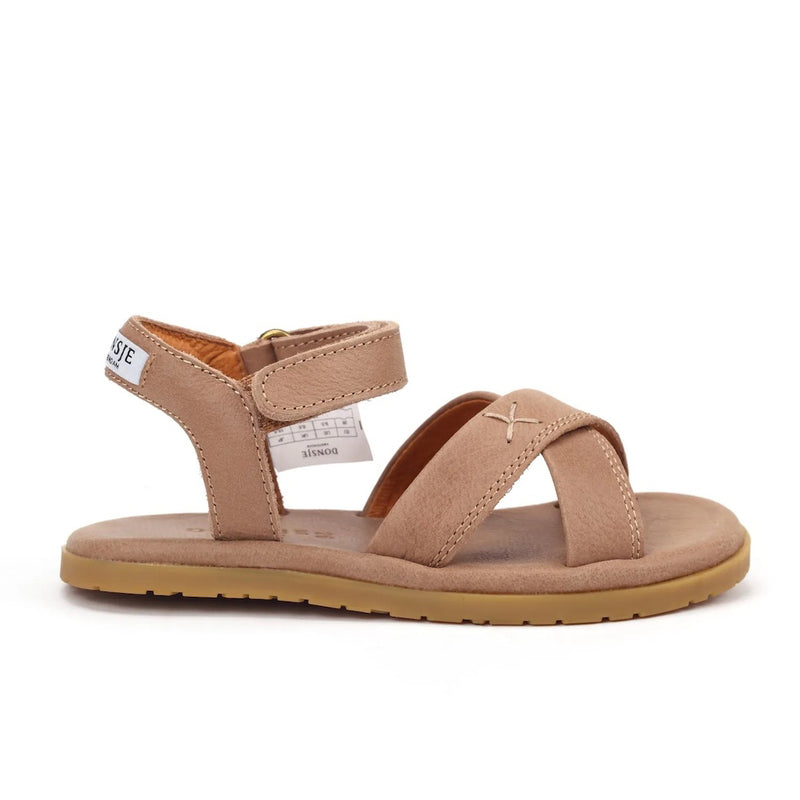 Donsje Amsterdam Kindersandalen Otis Taupe Leder bei Yay Kids