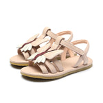 Donsje Amsterdam Kindersandalen mit Schmetterling in Rosa Leder bei Yay Kids