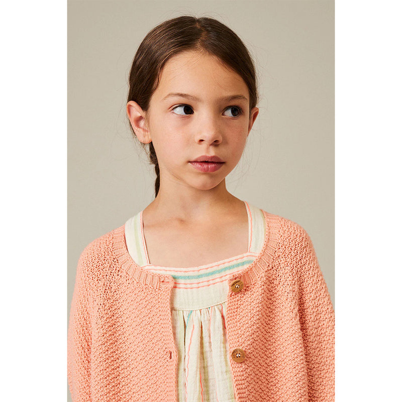 My Little Cozmo gestricktes Jäckchen in leichtem Orange bei Yay Kids