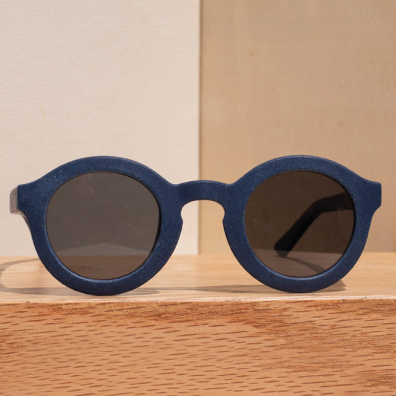 Cream Eyewear Kinder Sonnenbrille rund Navy bei Yay Kids