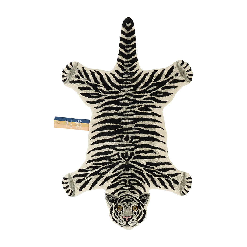 Grosser Teppich Snowy Tiger – Doing Goods
