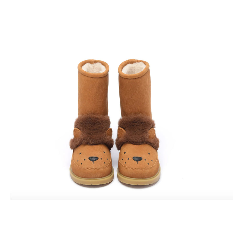 Donsje Amsterdam Gefütterte Kinderstiefel Wadudu Löwe bei Yay Kids
