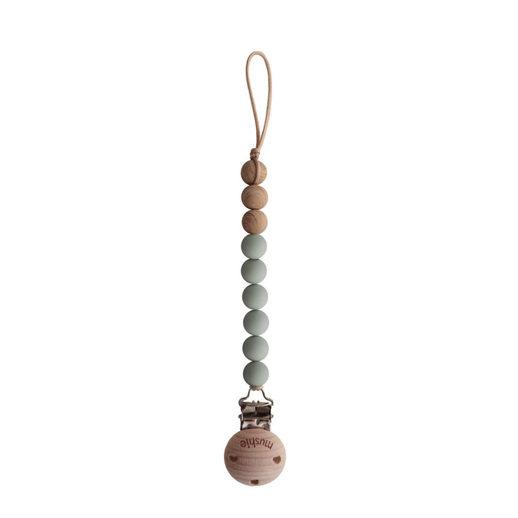 Mushie Baby Nuggikette Eva Sage bei Yay Kids