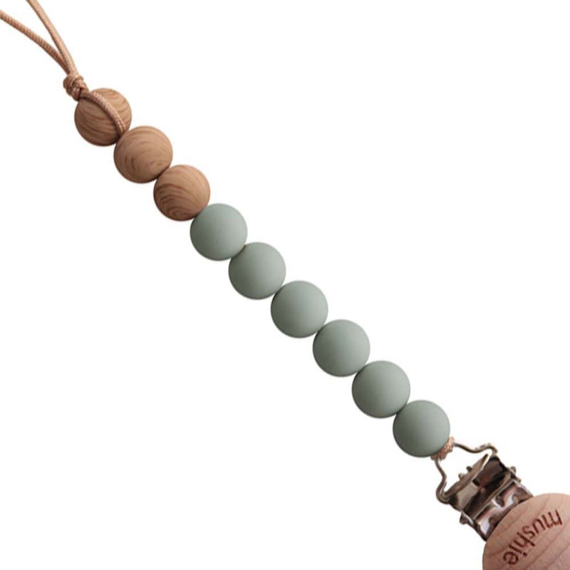 Mushie Baby Nuggikette Eva Sage bei Yay Kids