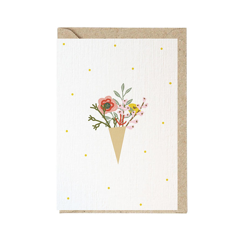 Emigrafikstudio Grusskarte mit Couvert Blumenstrauss bei Yay Kids