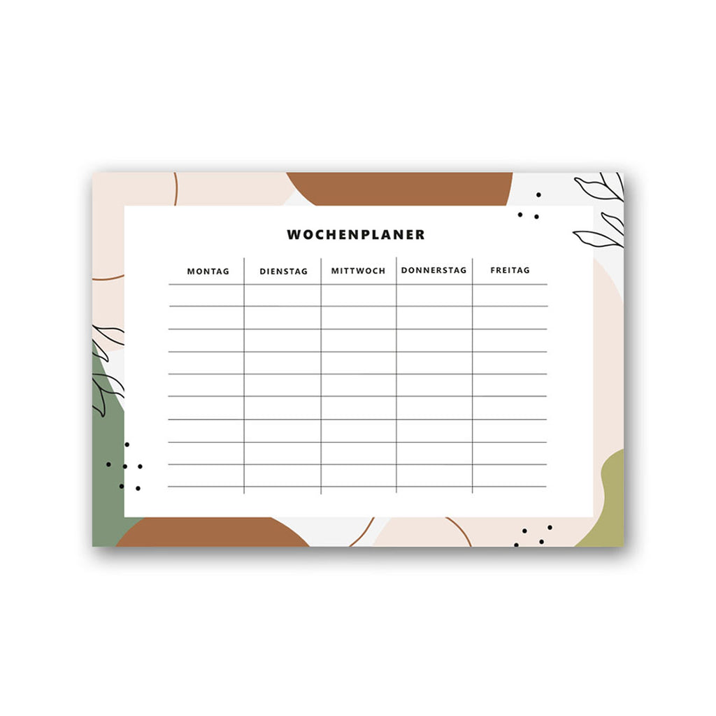 Emigrafikstudio Wochenplaner Simple bei Yay Kids