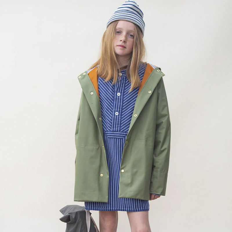 Faire Child Recycelte Kinder Regenjacke Grün bei Yay Kids