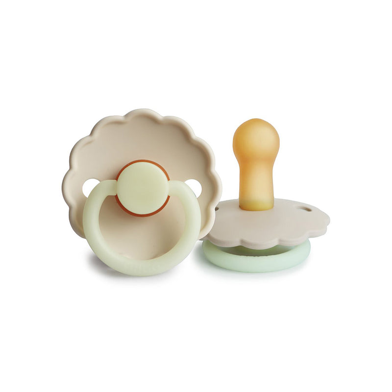 Frigg Baby Nacht Schnuller Latex Night Daisy Cream bei Yay Kids