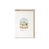 Emigrafikstudio Grusskarte mit Couvert Schneekugel bei Yay Kids
