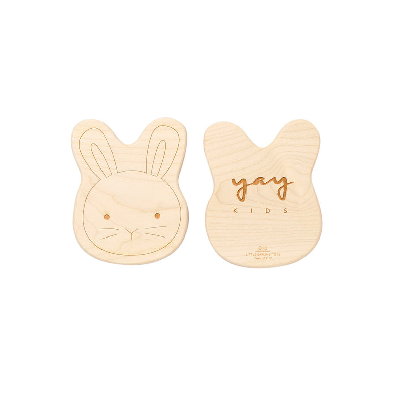 Little Sapling Toys Beissspielzeug Wood Hase Yay Kids