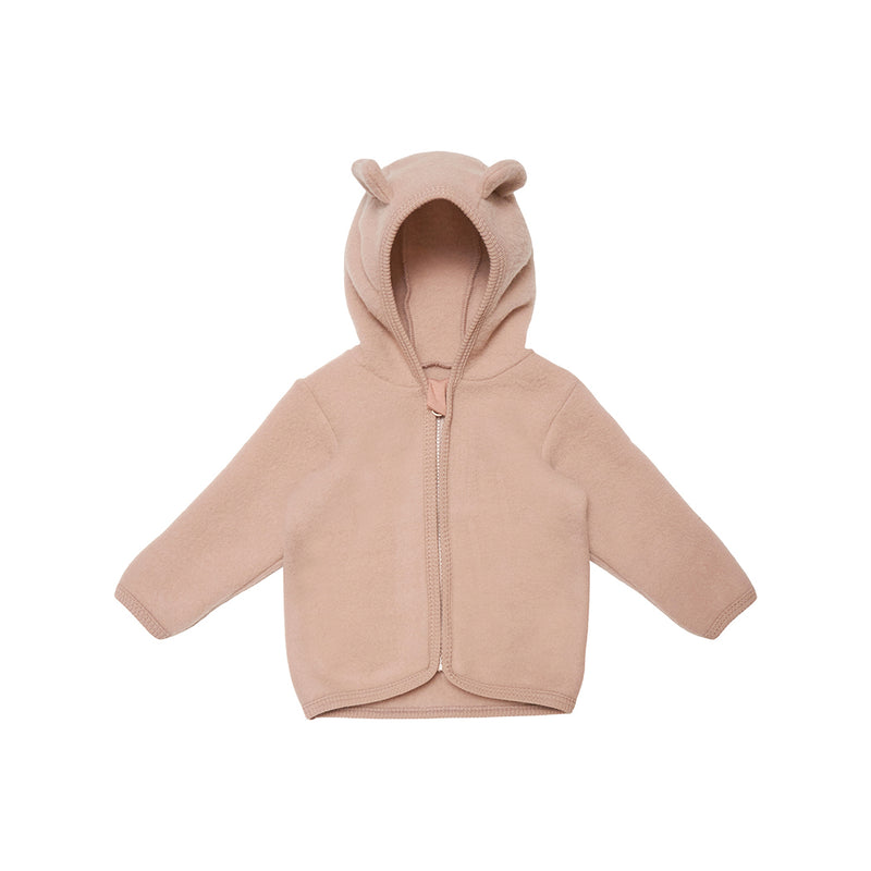 Huttelihut Kinder Woll-Fleece Jacke Jackie Rosa bei Yay Kids