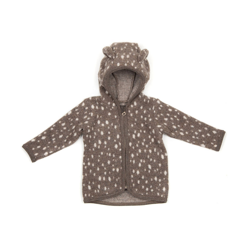 Huttelihut Kinder Woll-Fleece Jacke Jackie Bambi bei Yay Kids