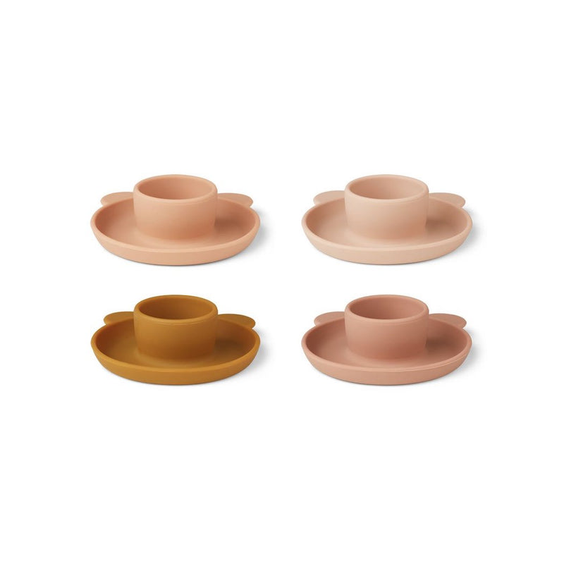 Liewood Eierbecher Janus 4-Pack Mr bear rose multi mix bei Yay Kids