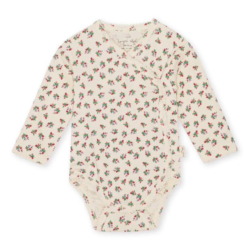 Konges Slojd Baby New Born Body Fleur Tricolore bei Yay Kids