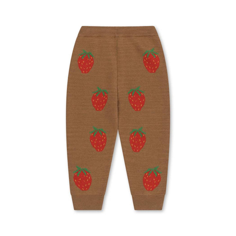 Konges Slojd Strickhose Lapis Strawberry Brown bei Yay Kids