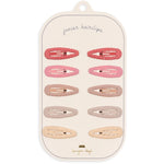 Konges Slojd Kinder Haarspangen Scallop Rose 10-Pack bei Yay Kids