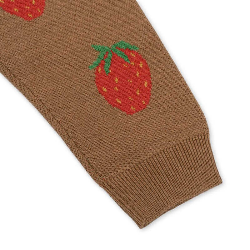 Konges Slojd Strickhose Lapis Strawberry Brown bei Yay Kids