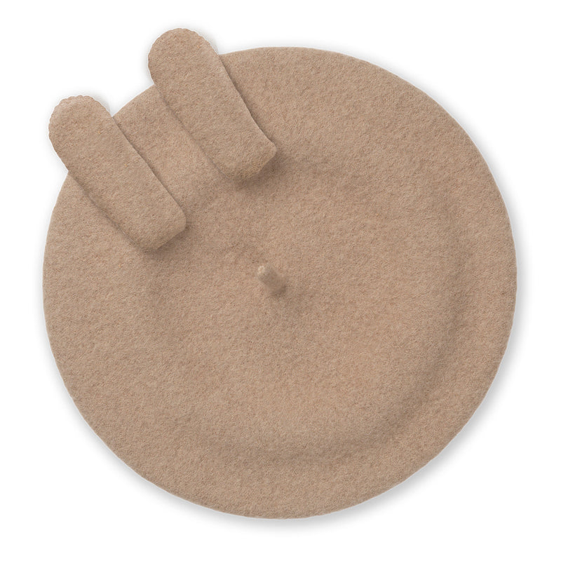 Konges Slojd Andray Beret Bunny Brown Rabbit bei Yay Kids