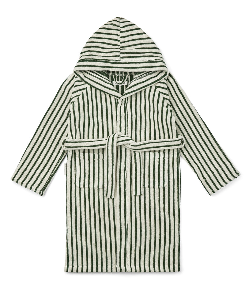 Liewood Kinder Bademantel Leo Garden Green/Creme de la Creme bei Yay Kids