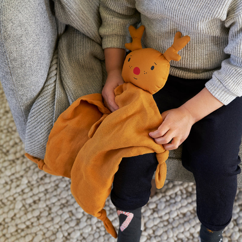 Liewood Baby Nuschi Rentier mustard bei Yay Kids