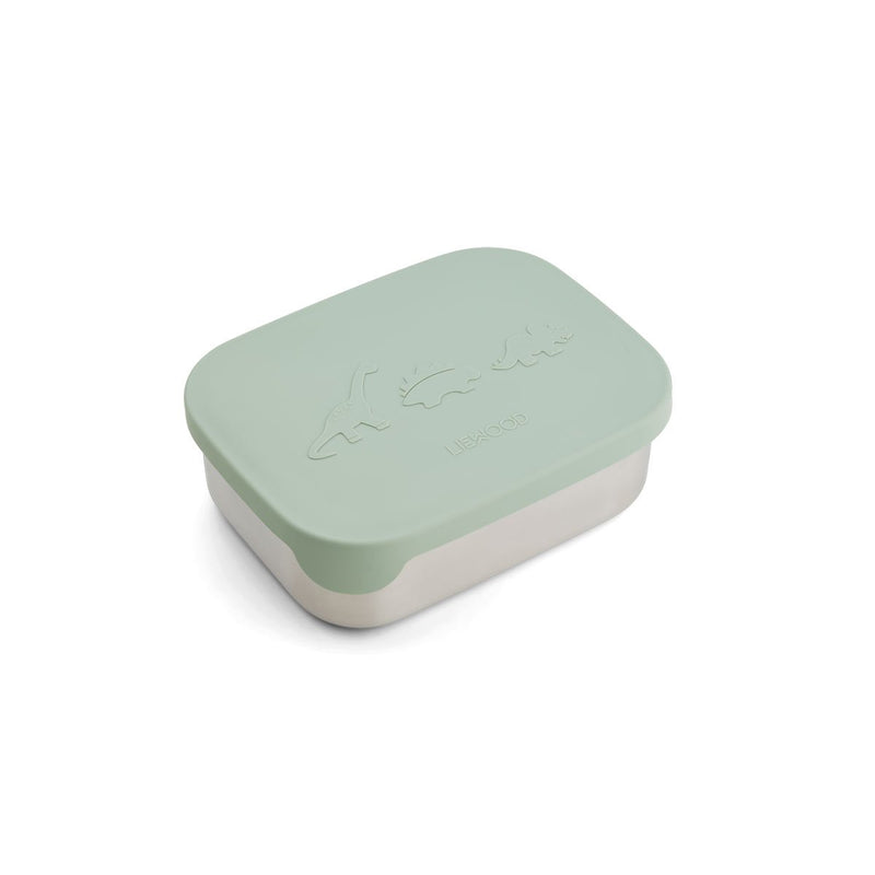 Liewood Kinder Snack Box Arthur Dino dusty mint bei Yay Kids