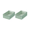 Liewood 2er Set Aufbewahrungsboxen Weston S Peppermint bei Yay Kids