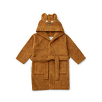 Organic Bathrobe Lily Kangaroo/golden caramel