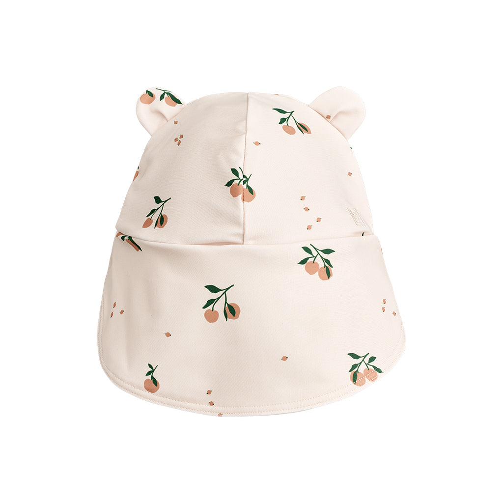 Liewood Baby UV Sonnenhut Senia Peach Seashell hinten bei Yay Kids