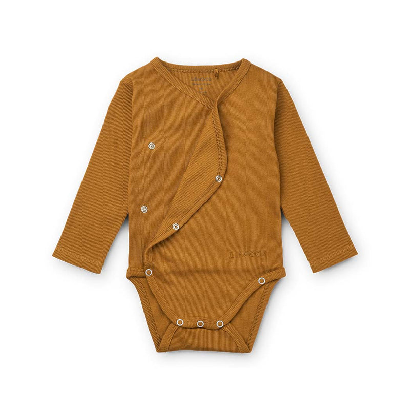 Liewood Baby Body Set Hali Golden caramel/ sandy mix bei Yay Kids