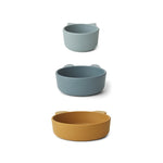Liewood Kinder Silikon Schalen Eddie Golden caramel/ blue bei Yay Kids