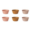 Liewood Kinder Runde Schüsseln 6er Pack Irene Rose multi mix bei Yay Kids