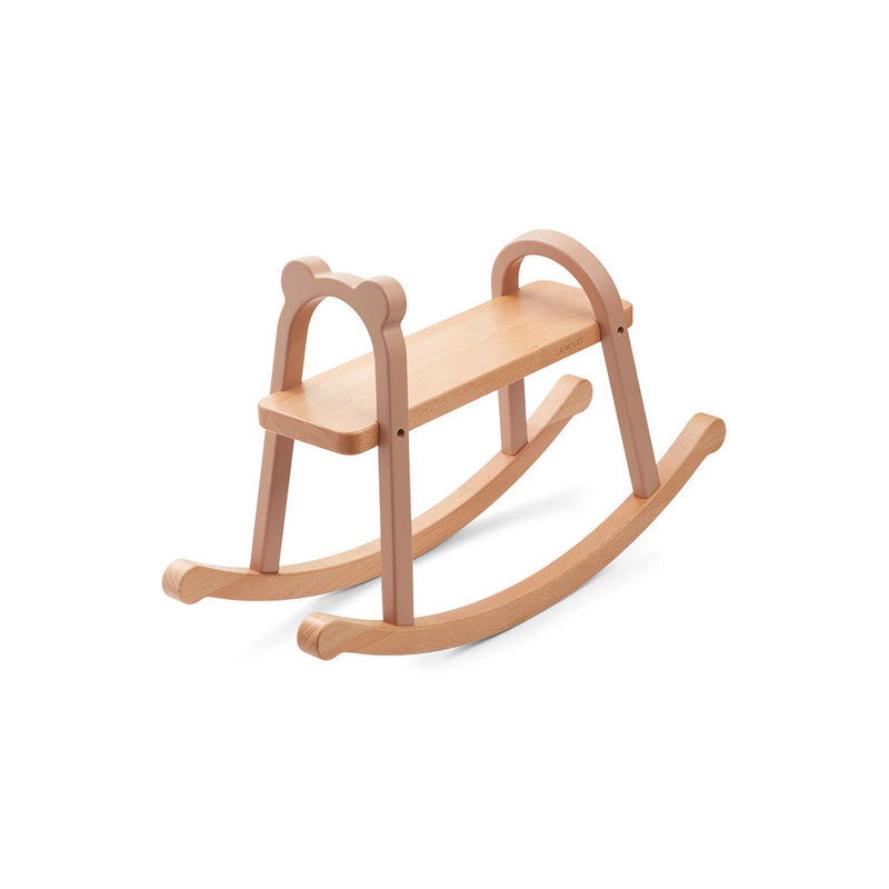 Liewood Kinder Holz Schaukelpferd Lina Dark Rose bei Yay Kids