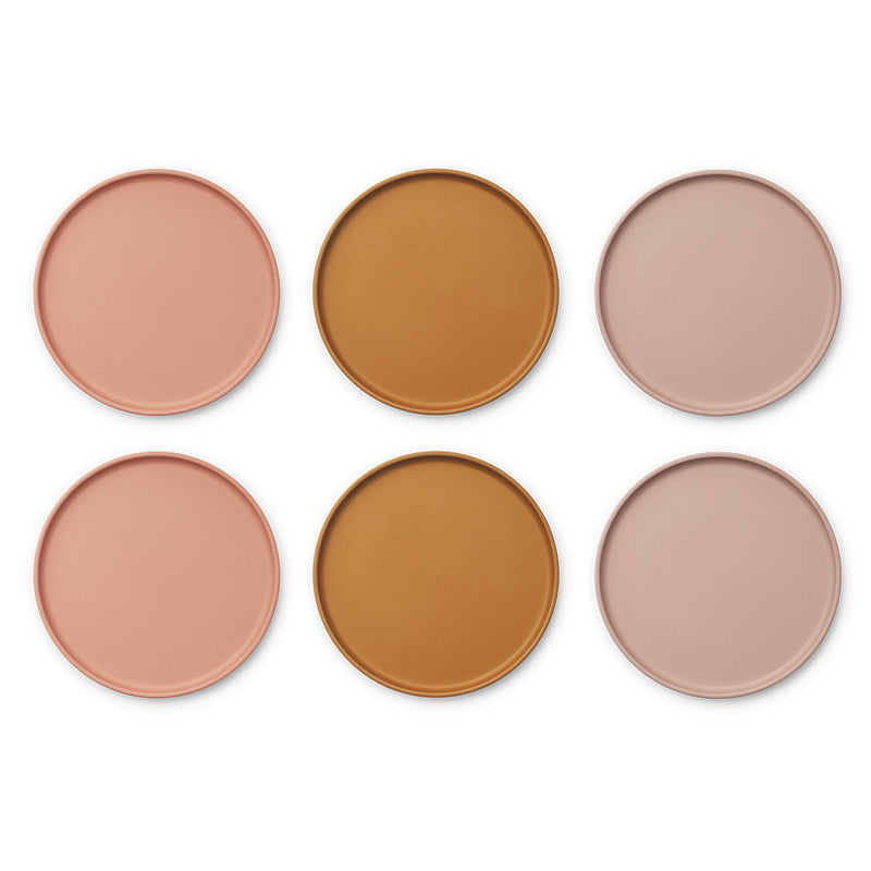 Liewood Kinder Teller Logan 6 Pack Rose multi mix bei Yay Kids