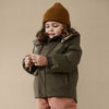 Reversible Puffer Jacket Paloma Hunter green multi mix