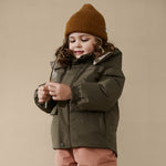 Reversible Puffer Jacket Paloma Hunter green multi mix