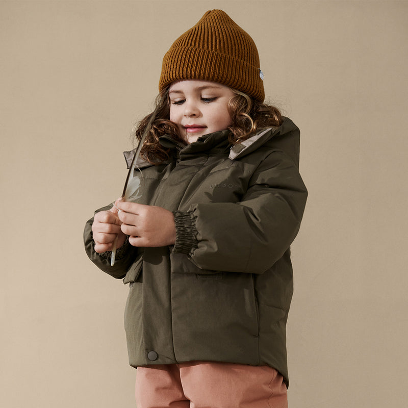 Reversible Puffer Jacket Paloma Hunter green multi mix