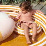 Liewood Kinder Swimm Ring Baloo Mustard Creme de la creme Stripe bei Yay Kids
