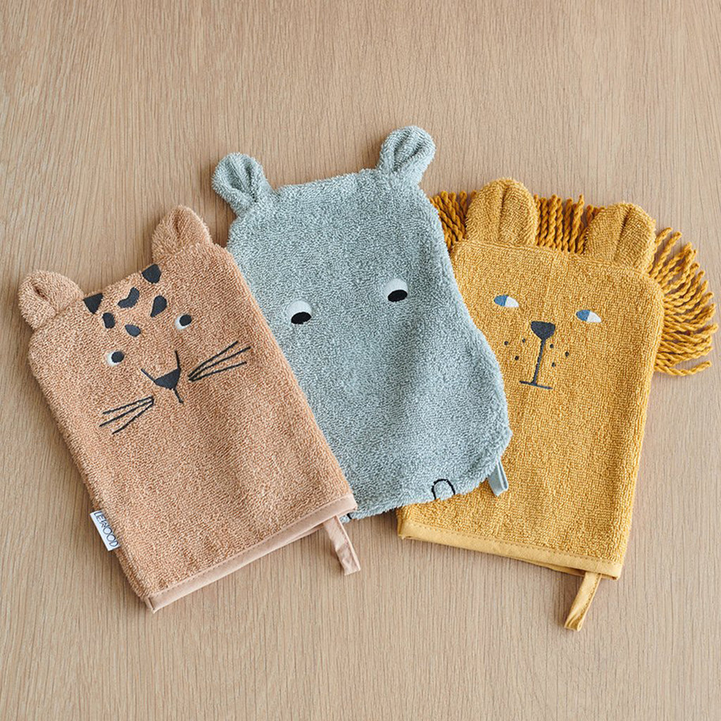 Liewood Kinder Waschlappen Sylvester Safari Mix bei Yay Kids