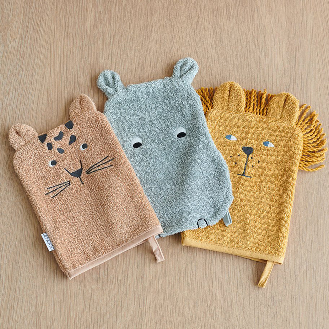 Liewood Kinder Waschlappen Sylvester Safari Mix bei Yay Kids