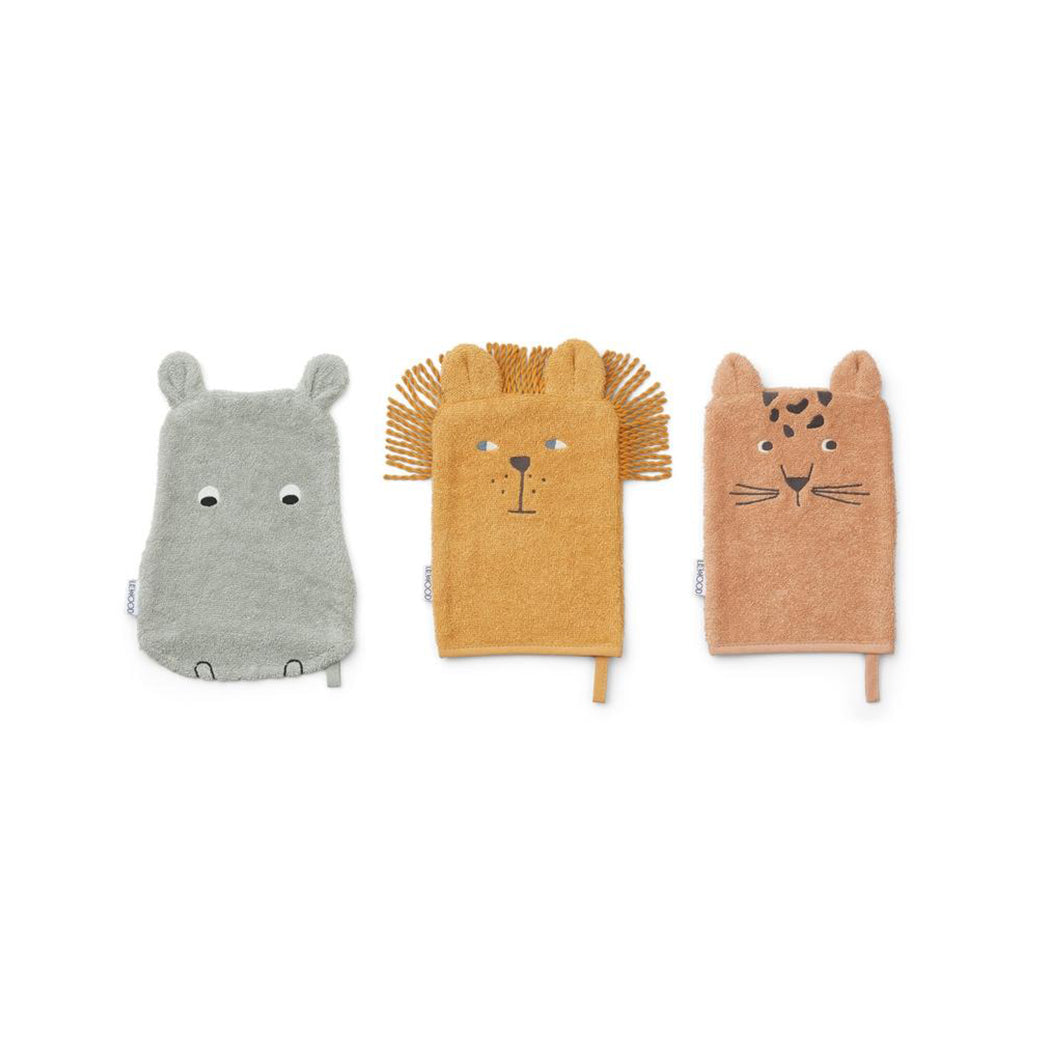 Liewood Baby Waschlappen Sylvester Safari Mix bei Yay Kids