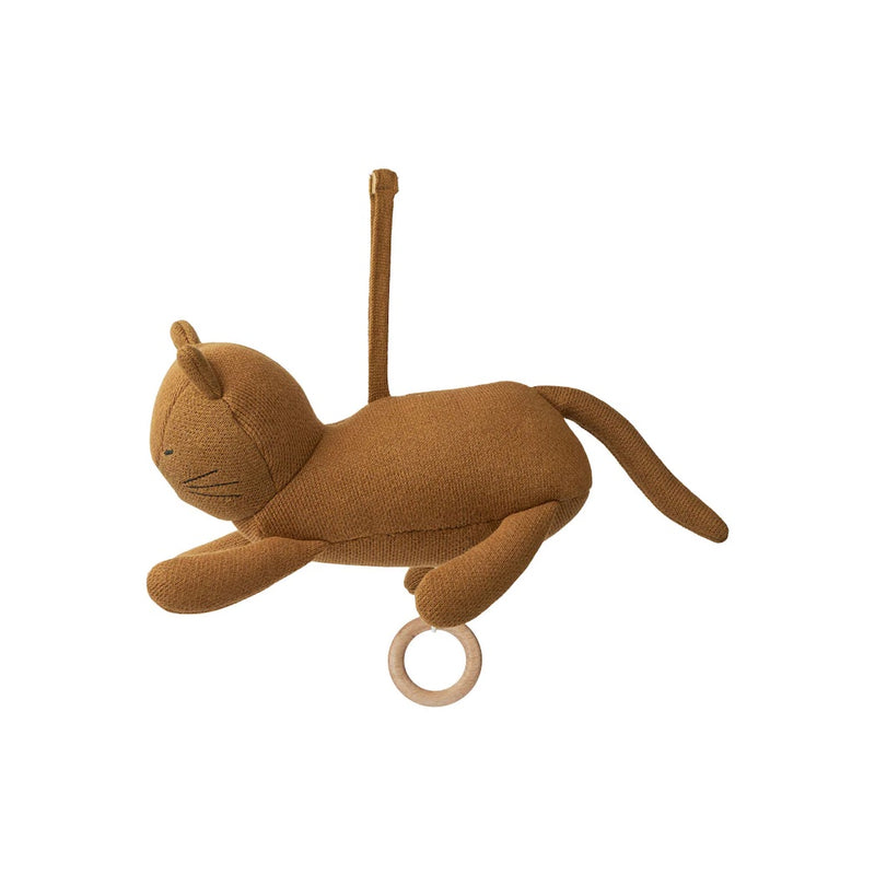 Liewood Baby Spieluhr Angela Cat / Golden Caramel mix bei Yay Kids