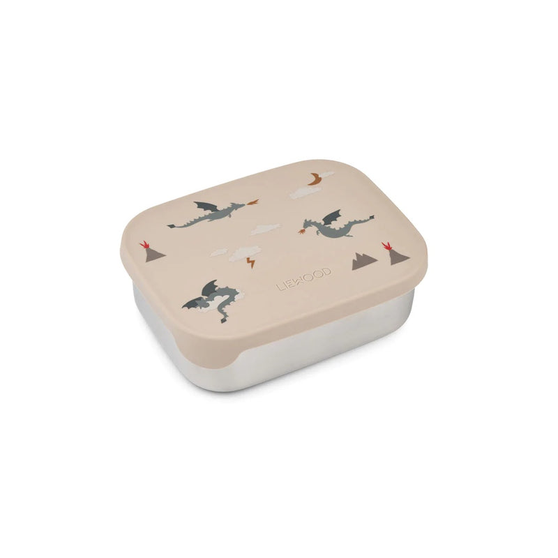 Liewood Kinder Snack Box Arthur Little dragon / Dark sandy mix bei Yay Kids