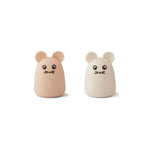 Liewood Kinder Nachtlicht Callie Mouse  pale tuscany/sandy 2-Pack bei Yay Kids
