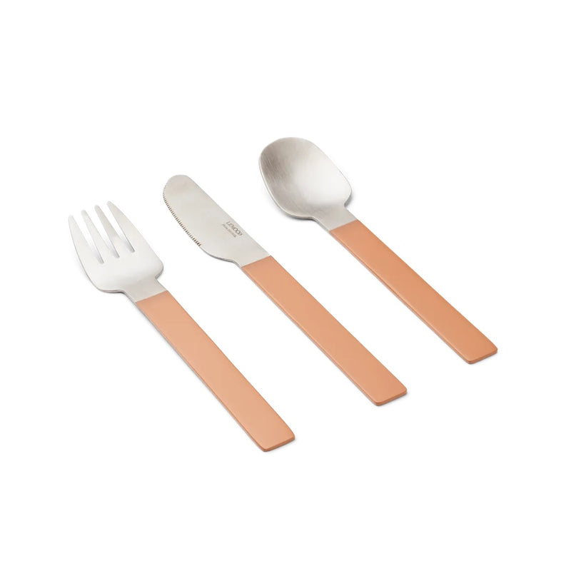 Liewood Kinder Besteck Set Colin aus Edelstahl Tuscany Rose bei Yay Kids